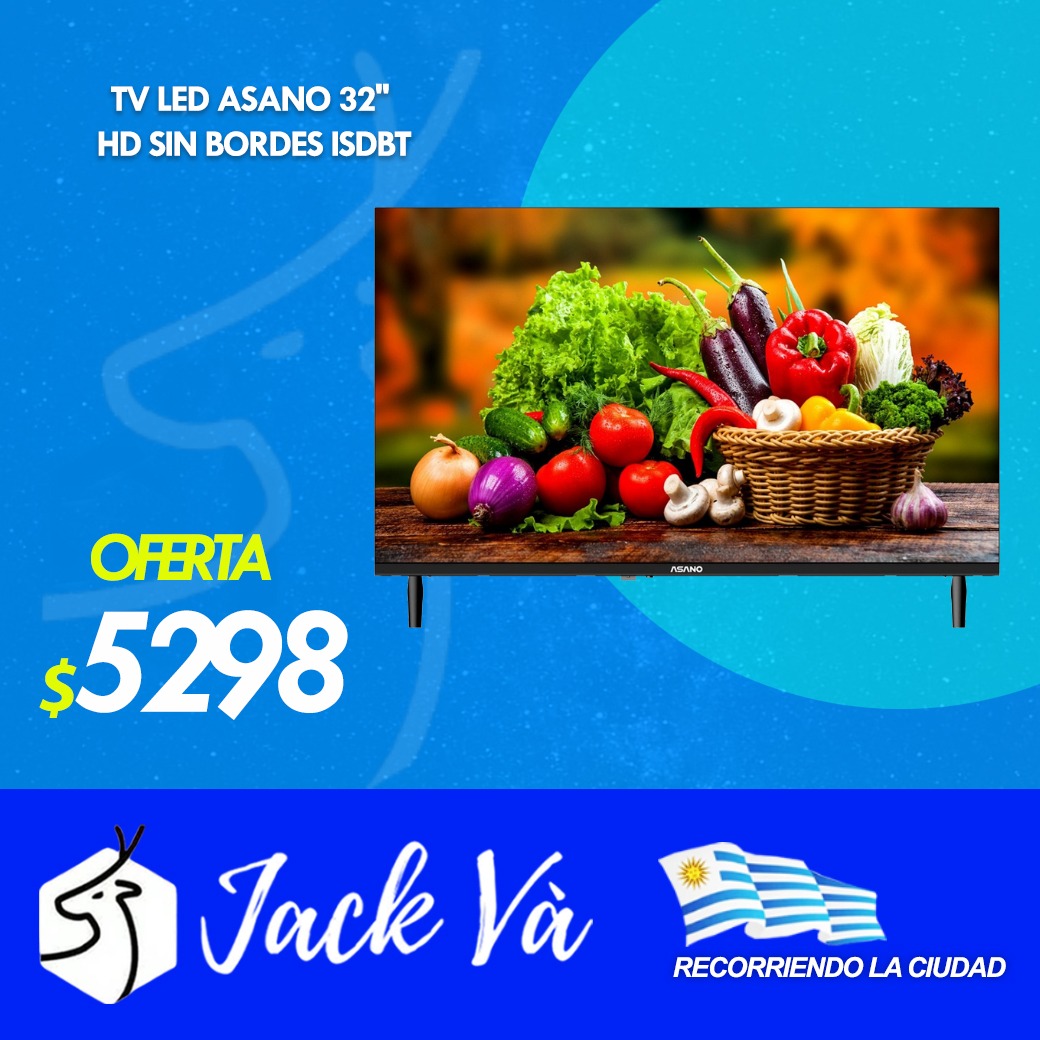 TV LED ASANO 32 HD SIN BORDES ISDBTElectronics - Técnologia